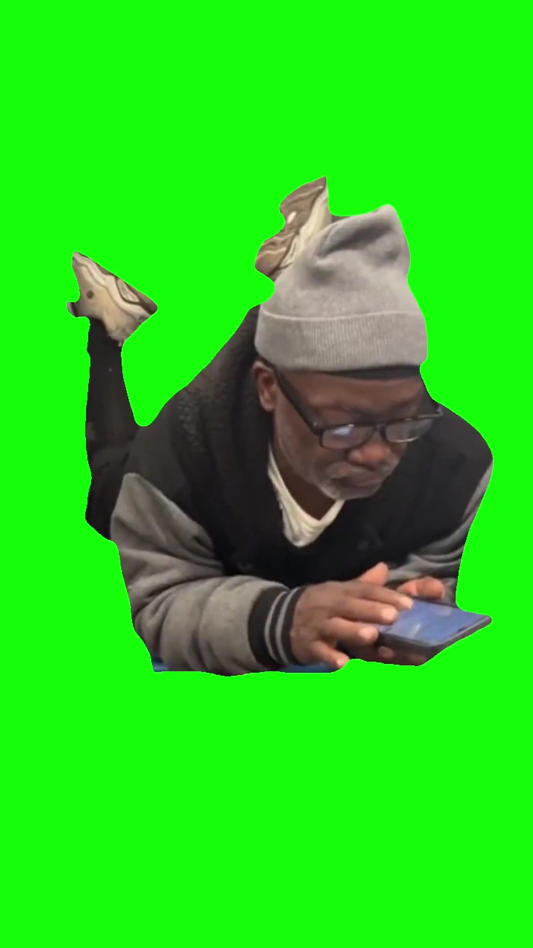 Texting my girl who ain’t my girl  green screen