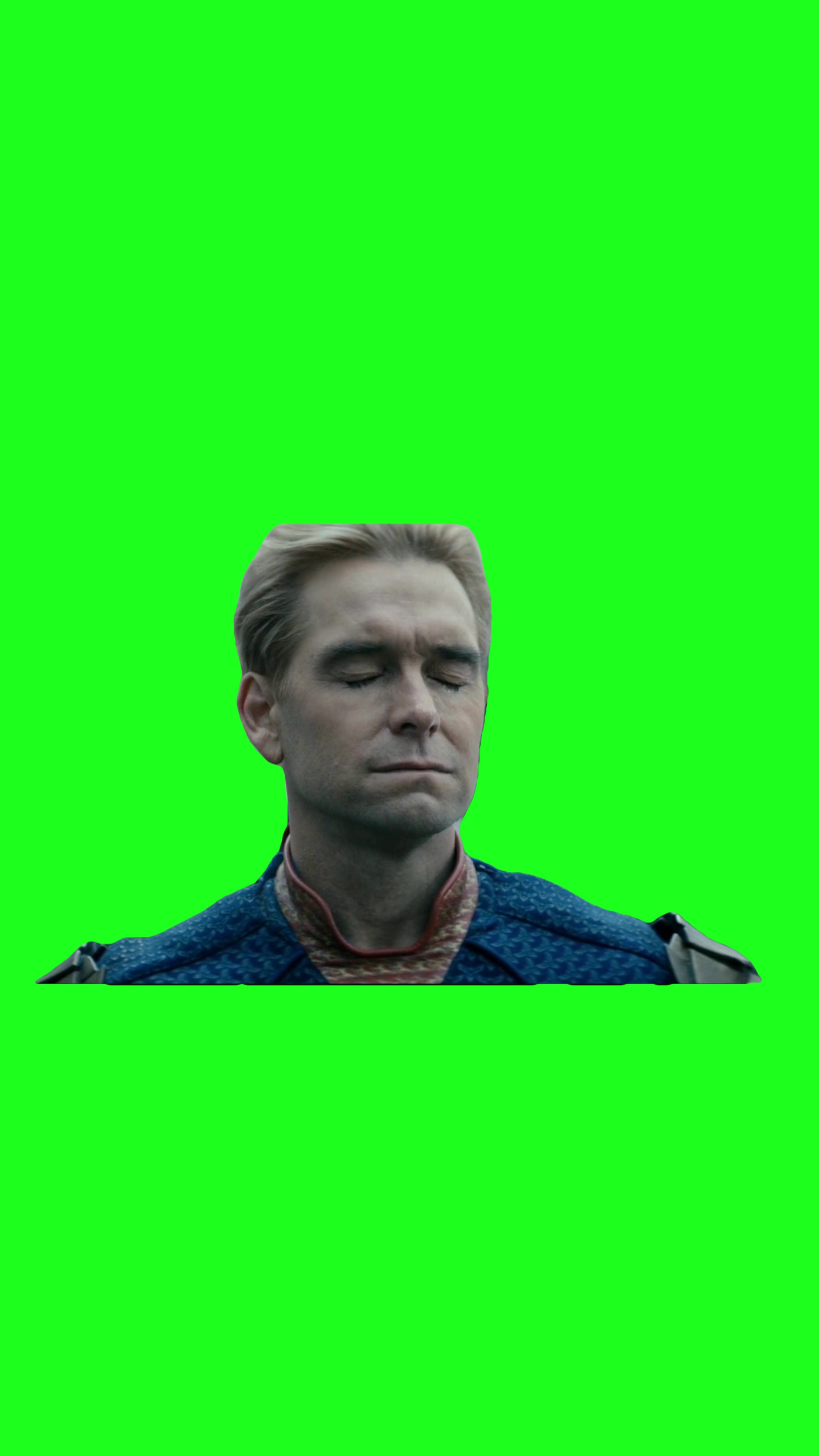 The Boys Homelander Upset green screen