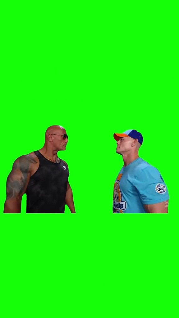 The Rock and John Cena