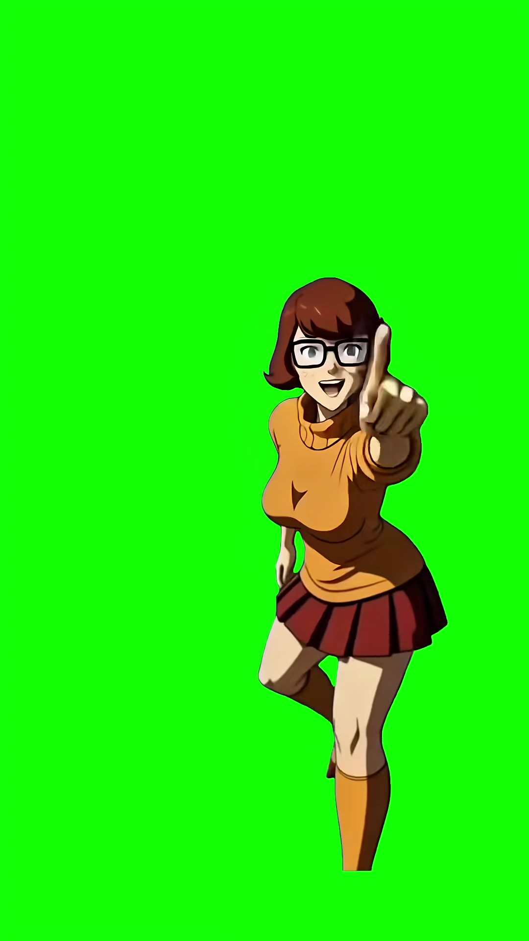 The Subway Surfers dance green screen