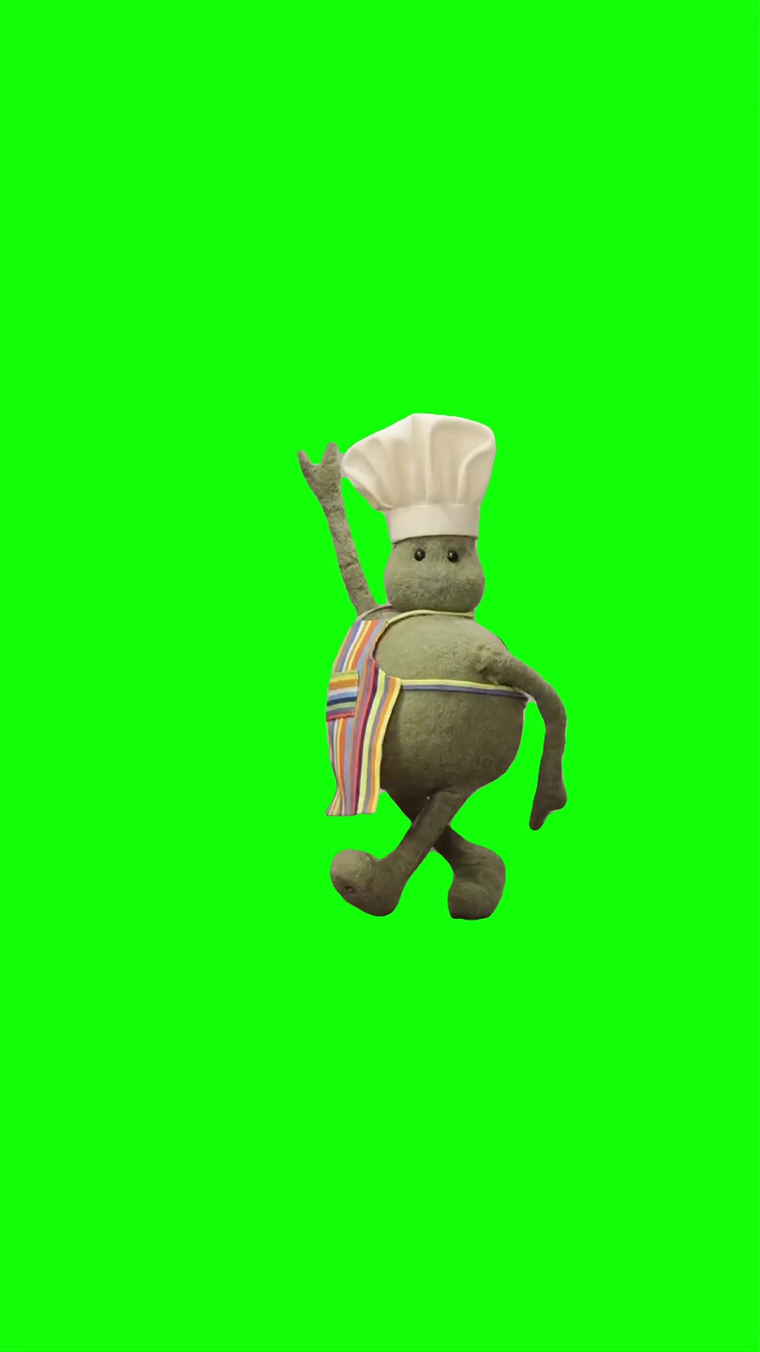 Tiny chef girl like me dance green screen
