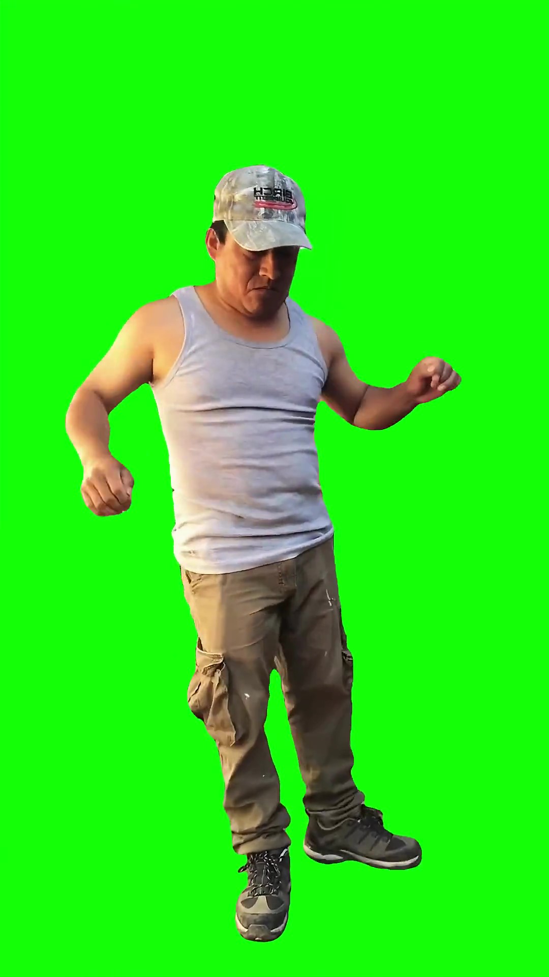 Tio dancing green screen