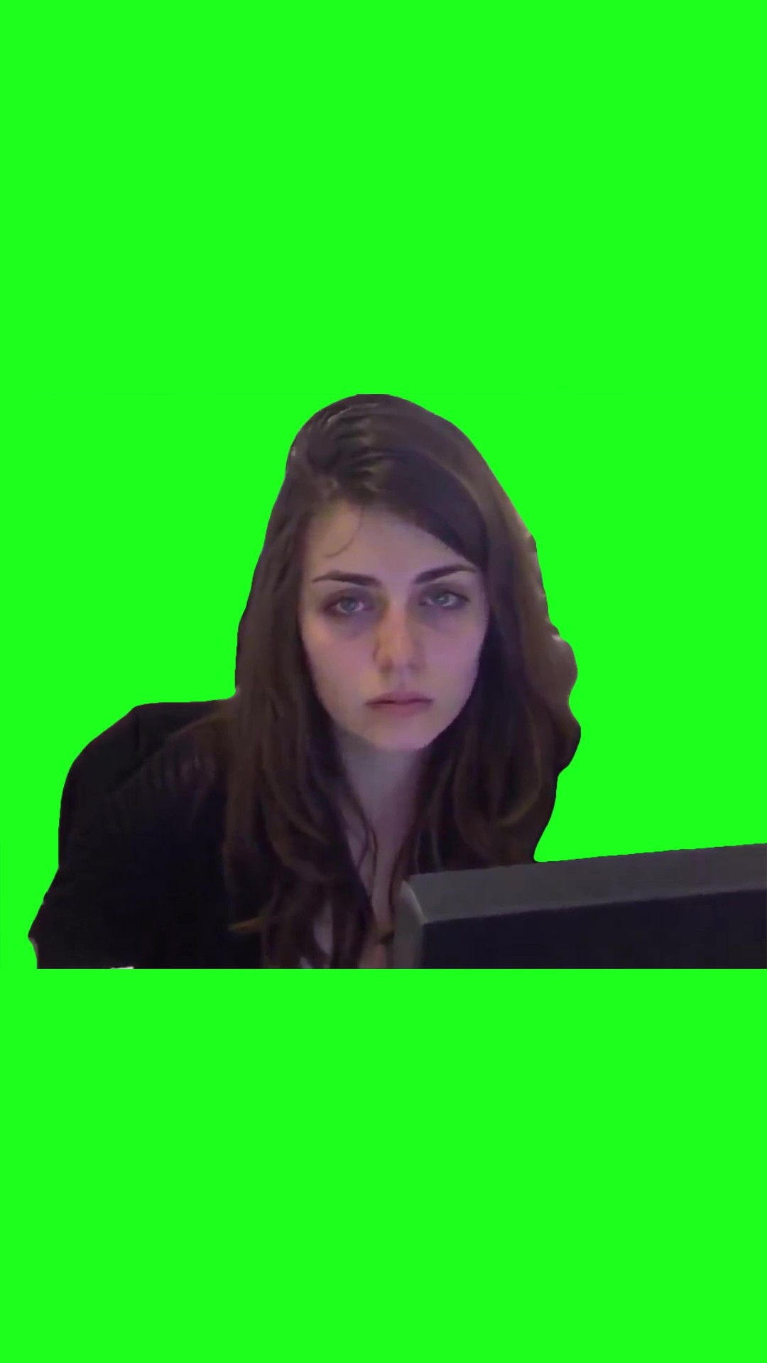 Tired green screen