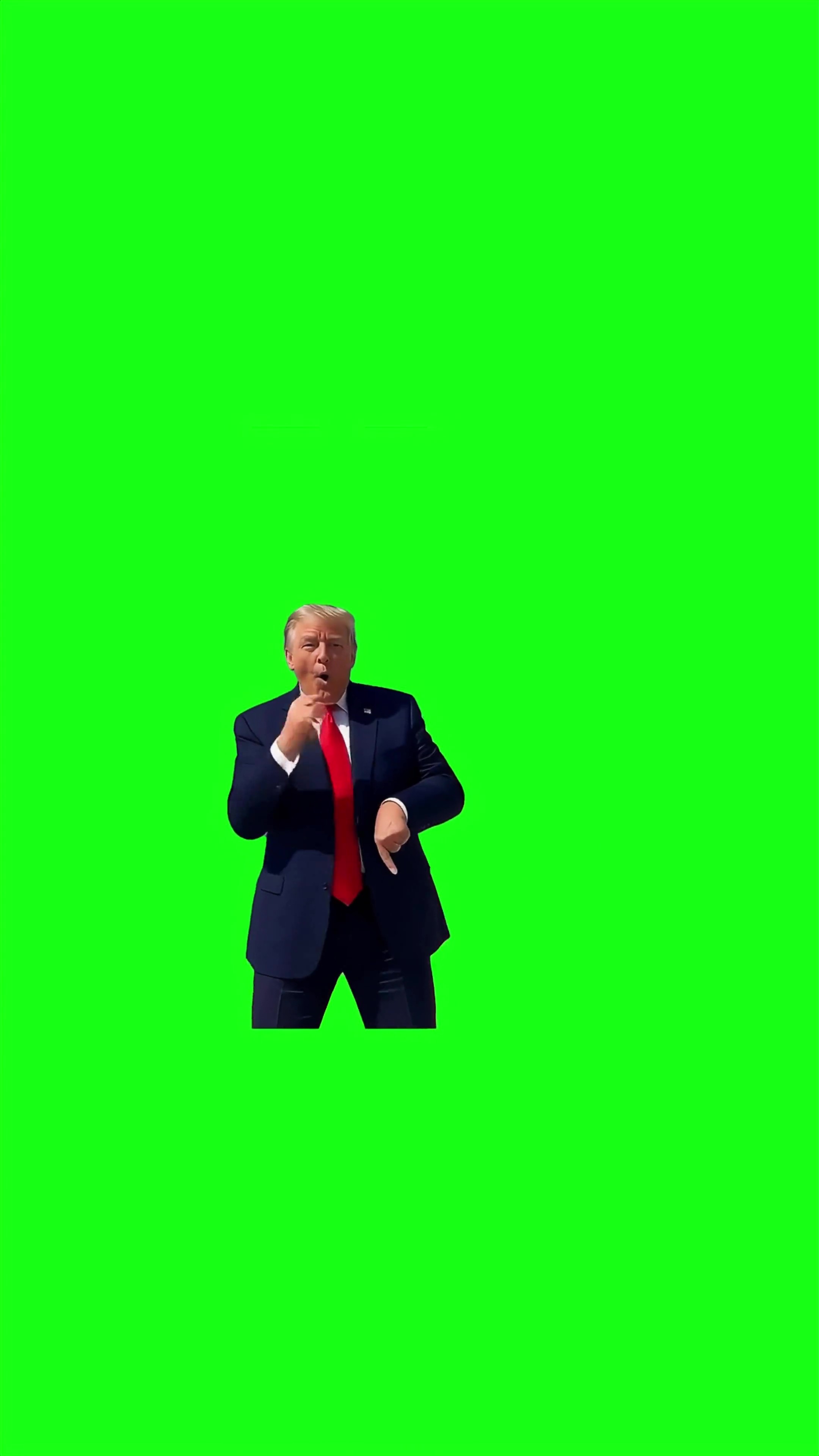 Trump Dancing green screen