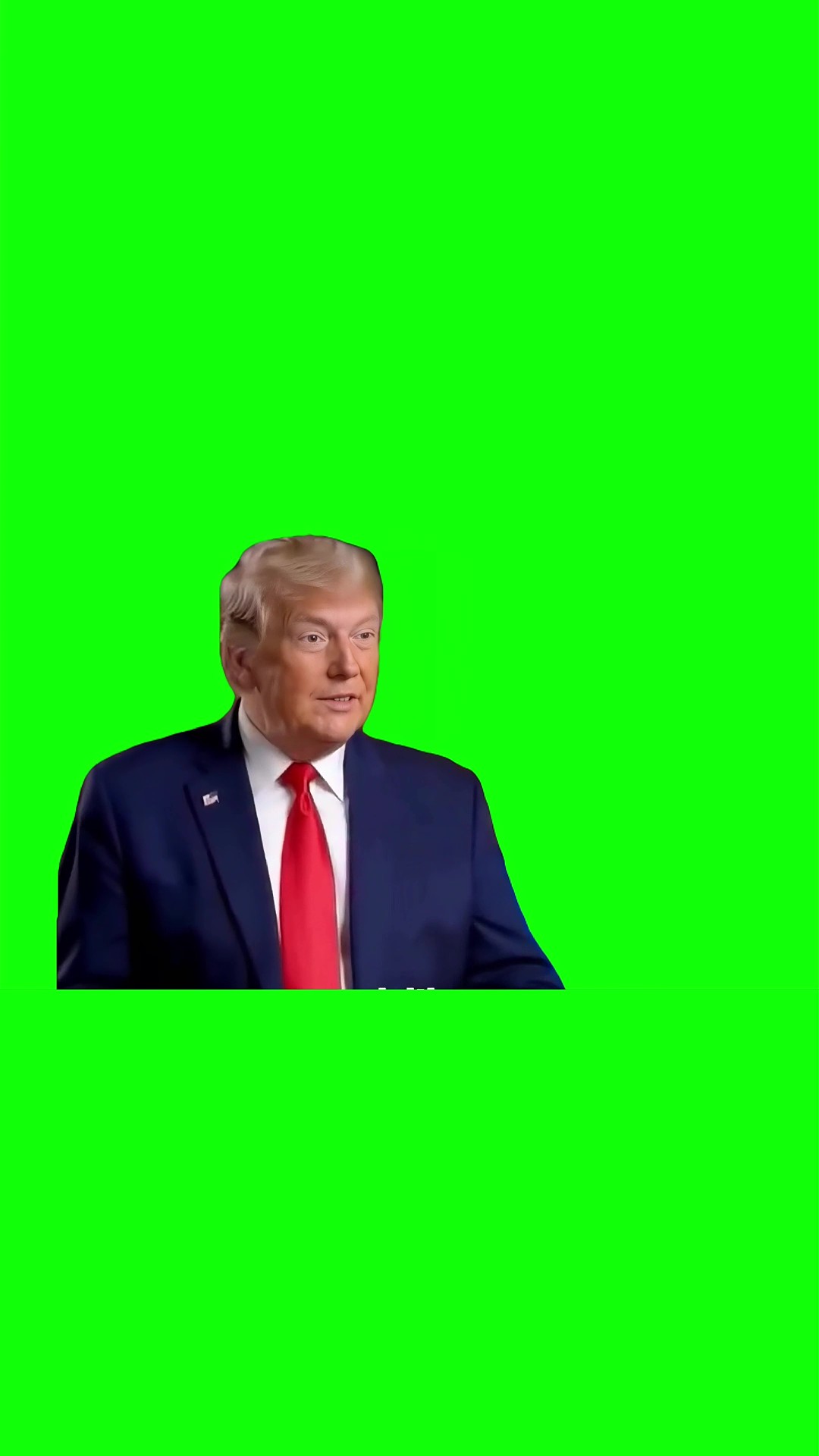 Trump I stole it green screen