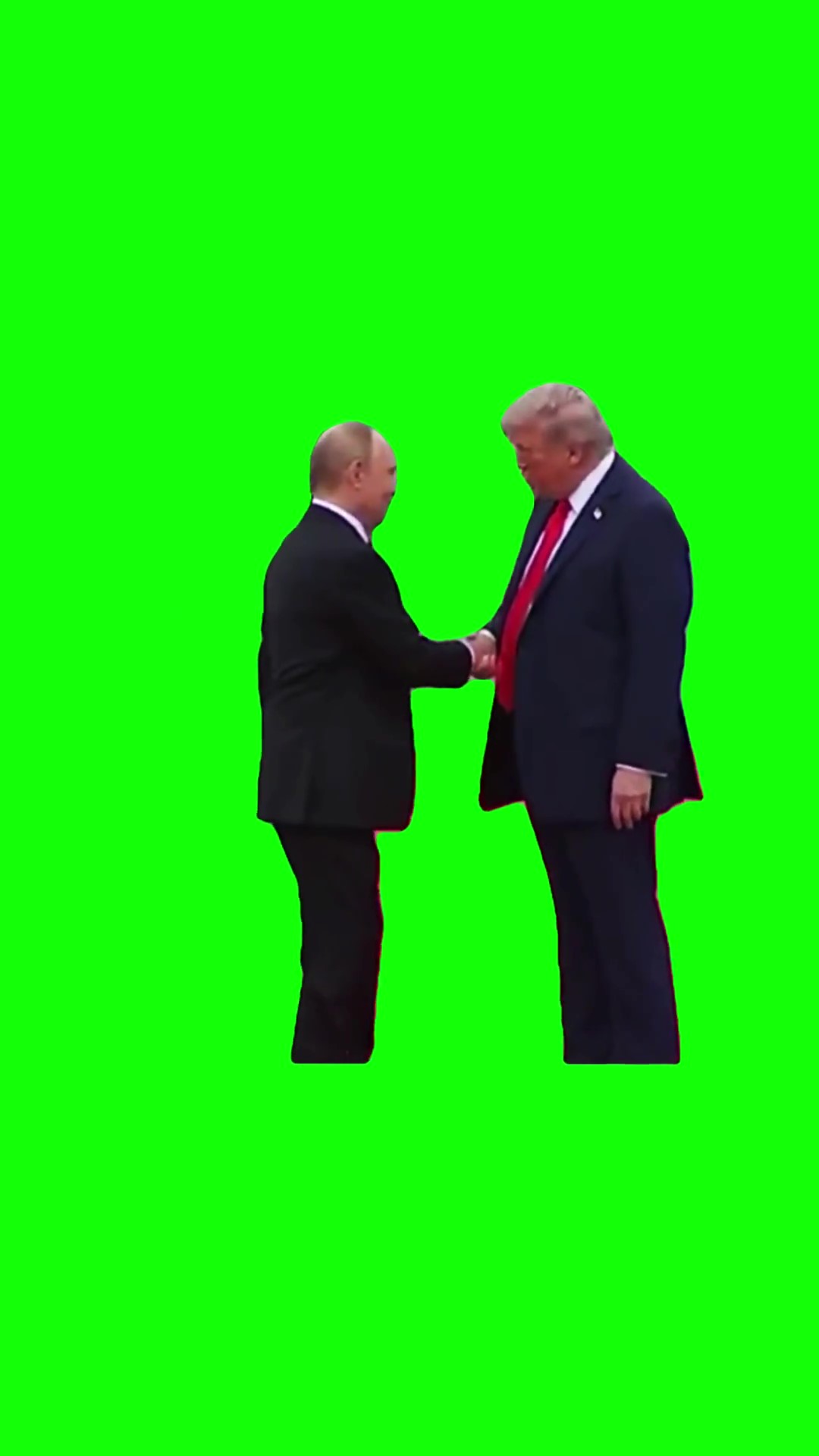Trump and Putin handshake