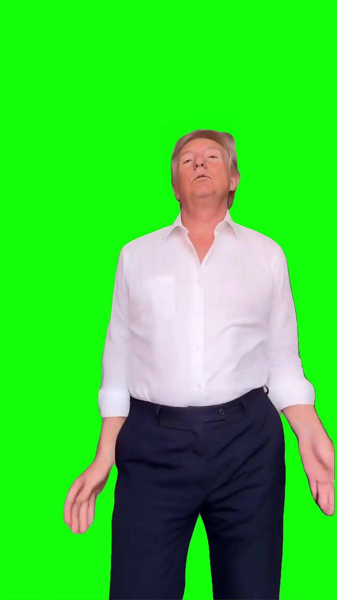 Trump coco Chanel dance green screen