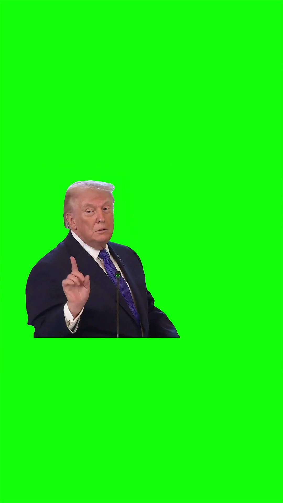 Trump wow what a view green screen