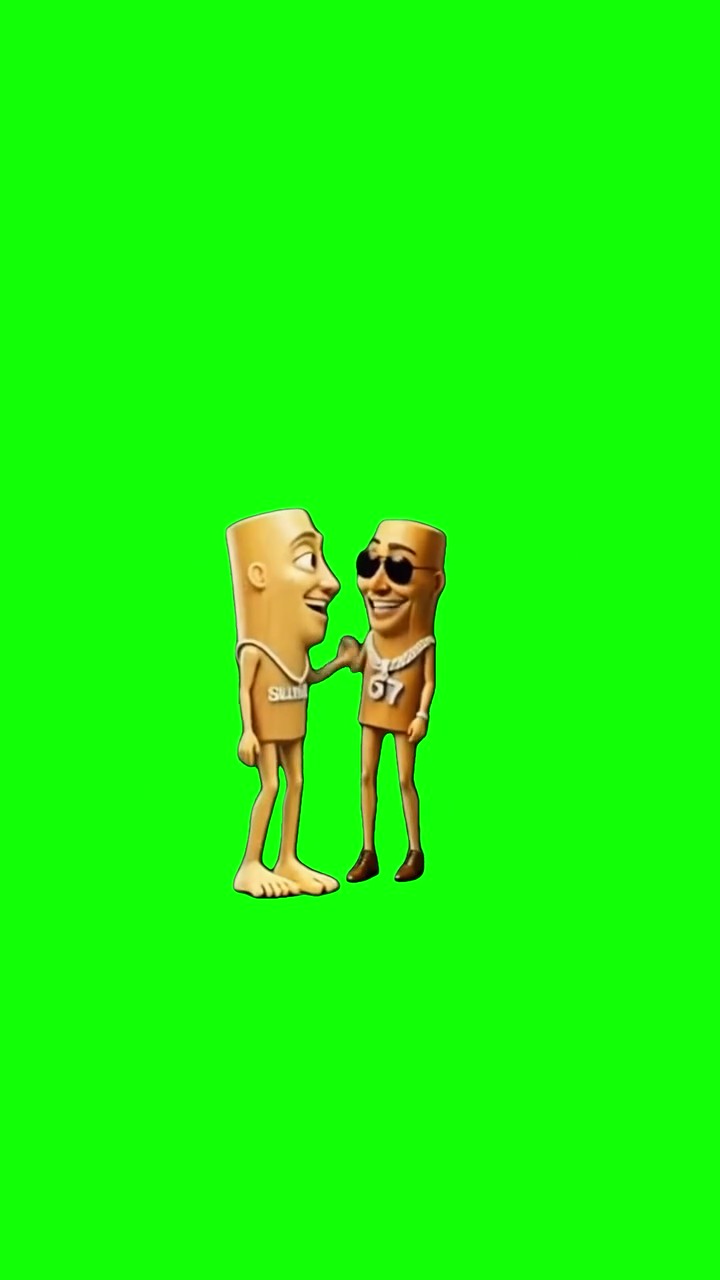 Tung Besties Dancing green screen