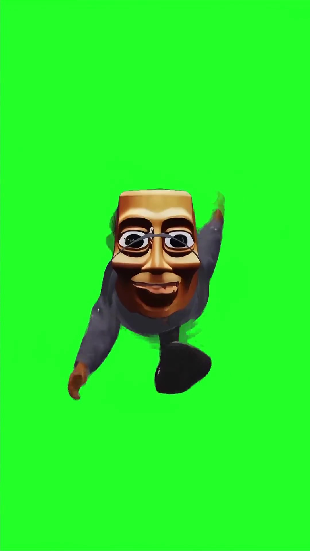 Tung Big Bad Wolf green screen