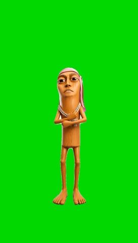 Tung Dancing To DJ Baby Laugh green screen