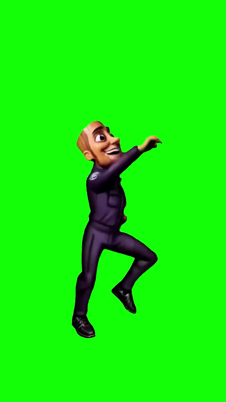 Tung Halloween green screen