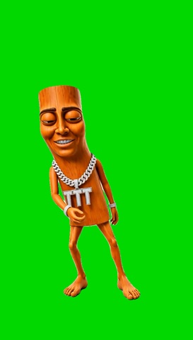 Tung Jerking It green screen