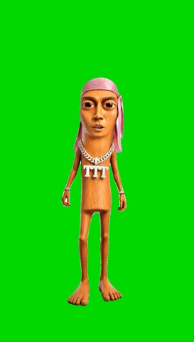 Tung Tung Chill Dance green screen
