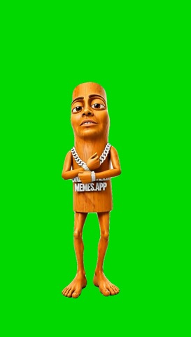 Tung Tung DJ Baby Laugh green screen