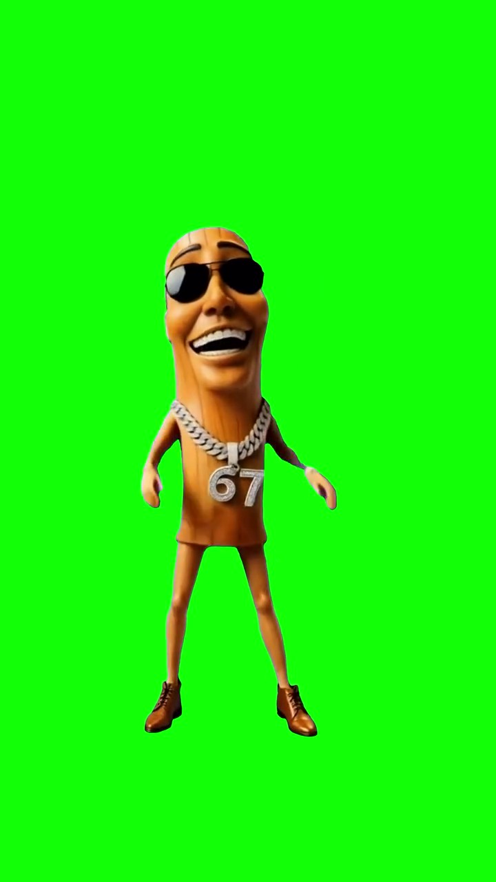 Tung Tung Dancing green screen