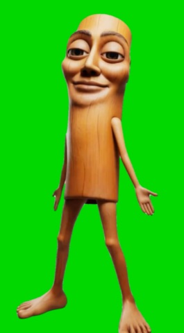 Tung Tung Dont Hide green screen