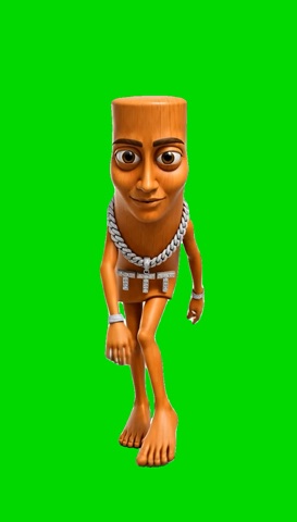 Tung Tung Jersey Joe Mj Dance green screen