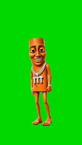 Tung Tung Just Beat It green screen