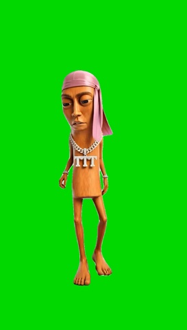 Tung Tung King Nasir Dance green screen