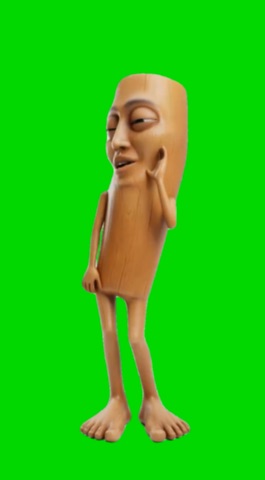 Tung Tung Profesora 67 green screen