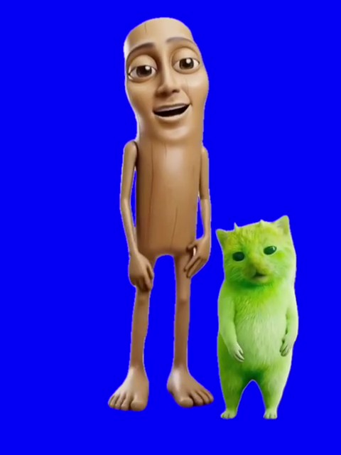 Tung Tung Sahur & Alien Cat – Dame Un Grrr green screen