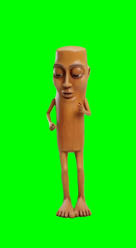 Tung Tung Sahur –To the left green screen