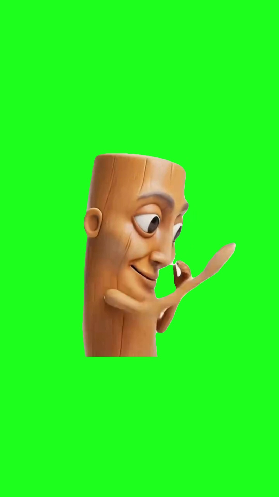 Tung Tung Sahur Boxer Vibes green screen