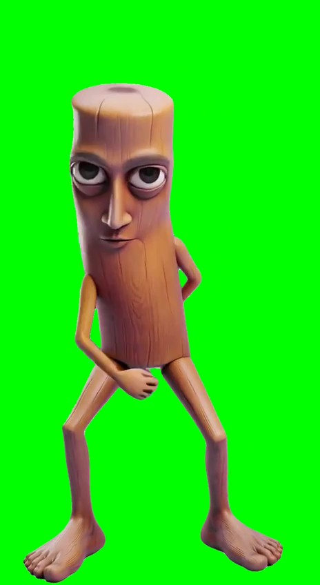 Tung Tung Sahur Jerk On green screen