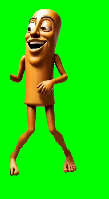 Tung Tung Sahur dancing to Billie Jean green screen