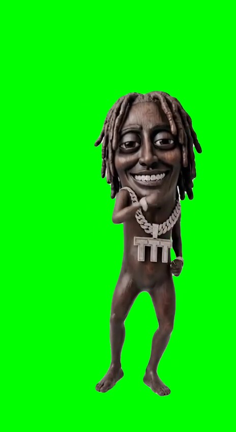 Tung Tung Sahur x Tiki Tiki Boom green screen