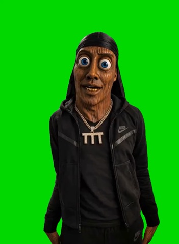 Tung Tung Thug green screen