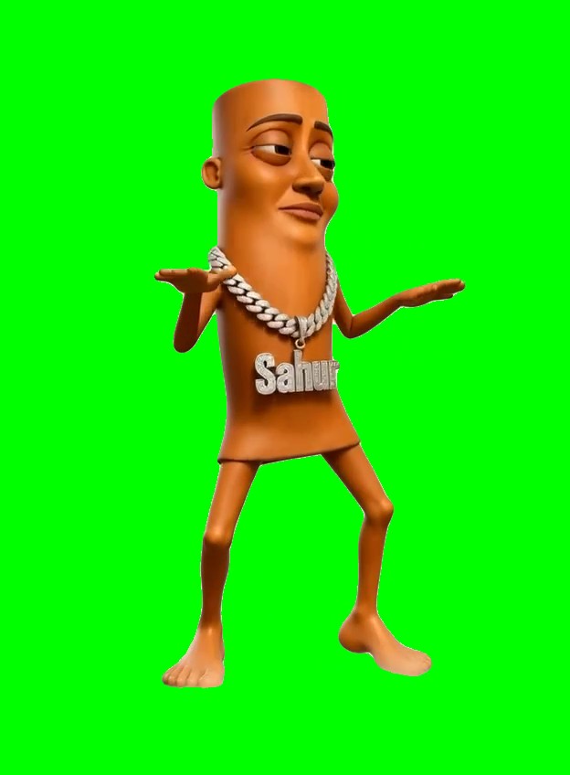Tung Tung Tung sahur X Apex Movie dance green screen