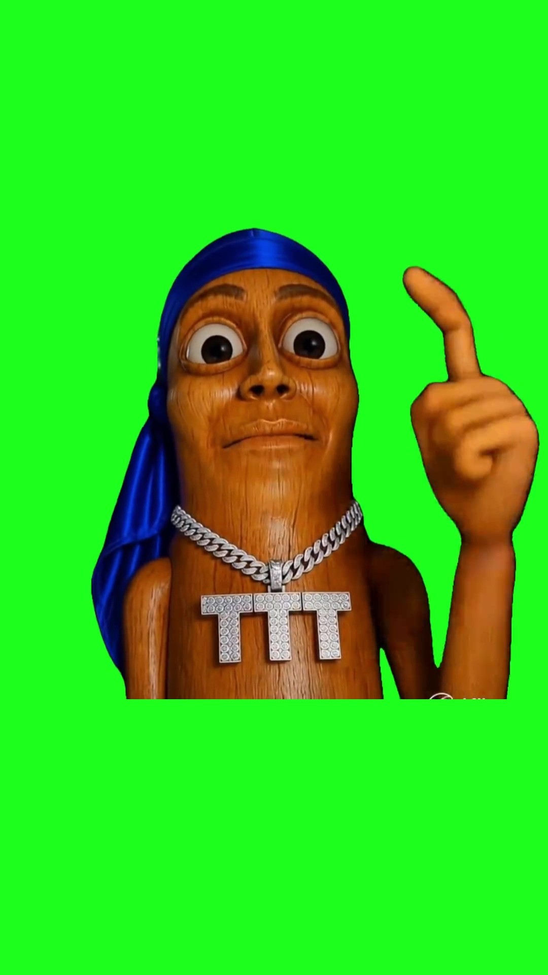 Tung Tung the beat go off green screen