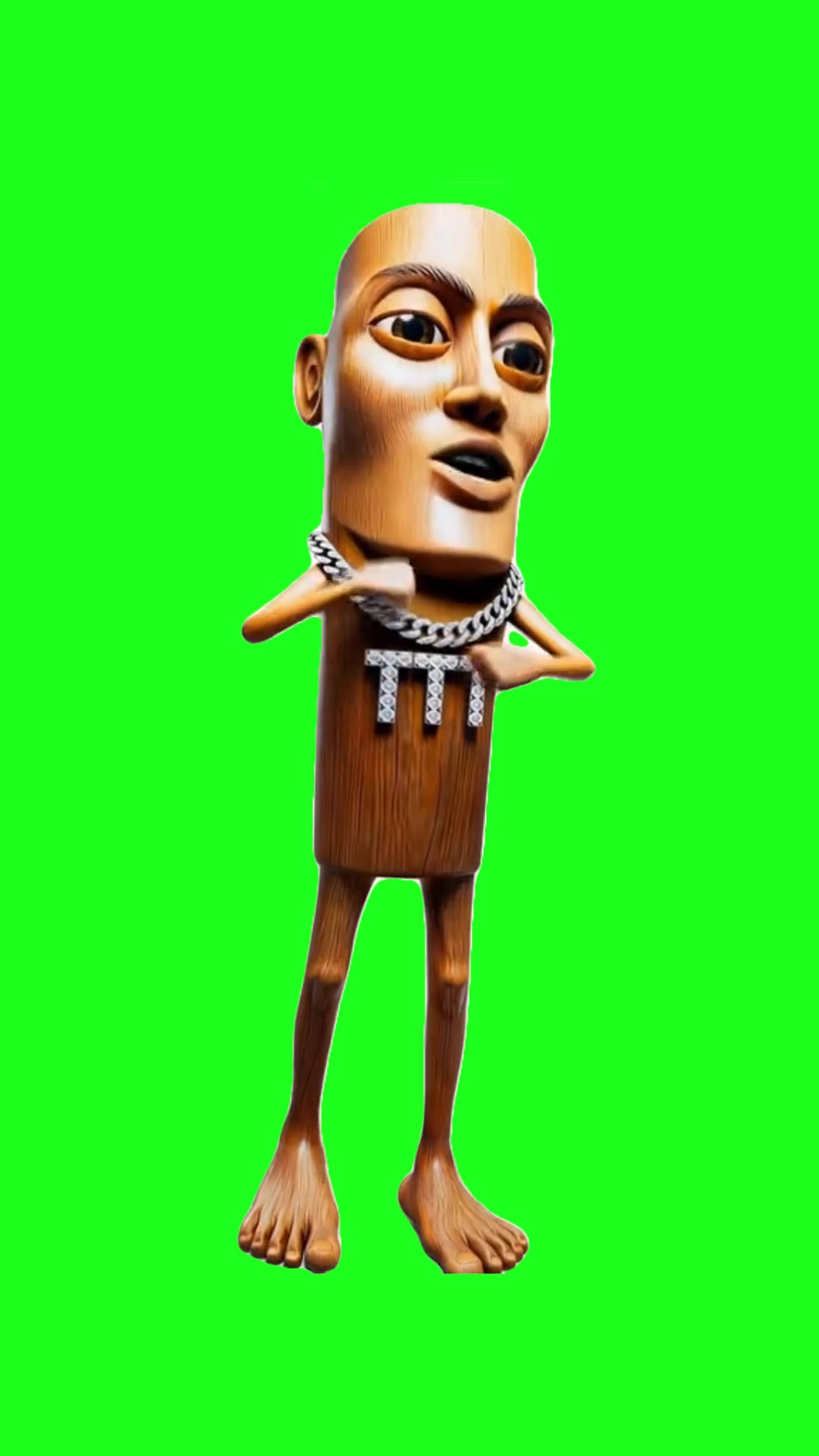 Tung dont grab me green screen