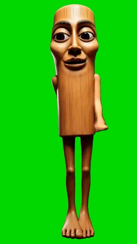 Tung tung Get In There Bow green screen