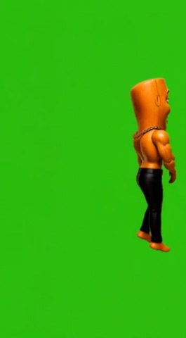 Tung tung tung sahur Bombaye Dance green screen