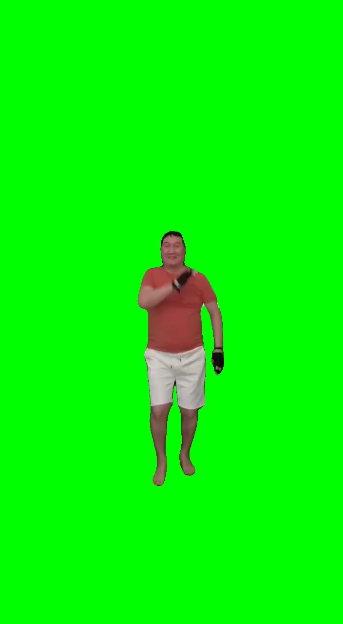 Unc dancing to taka la dentro green screen