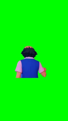 Uncle Ash Dancing Cheetah Print green screen