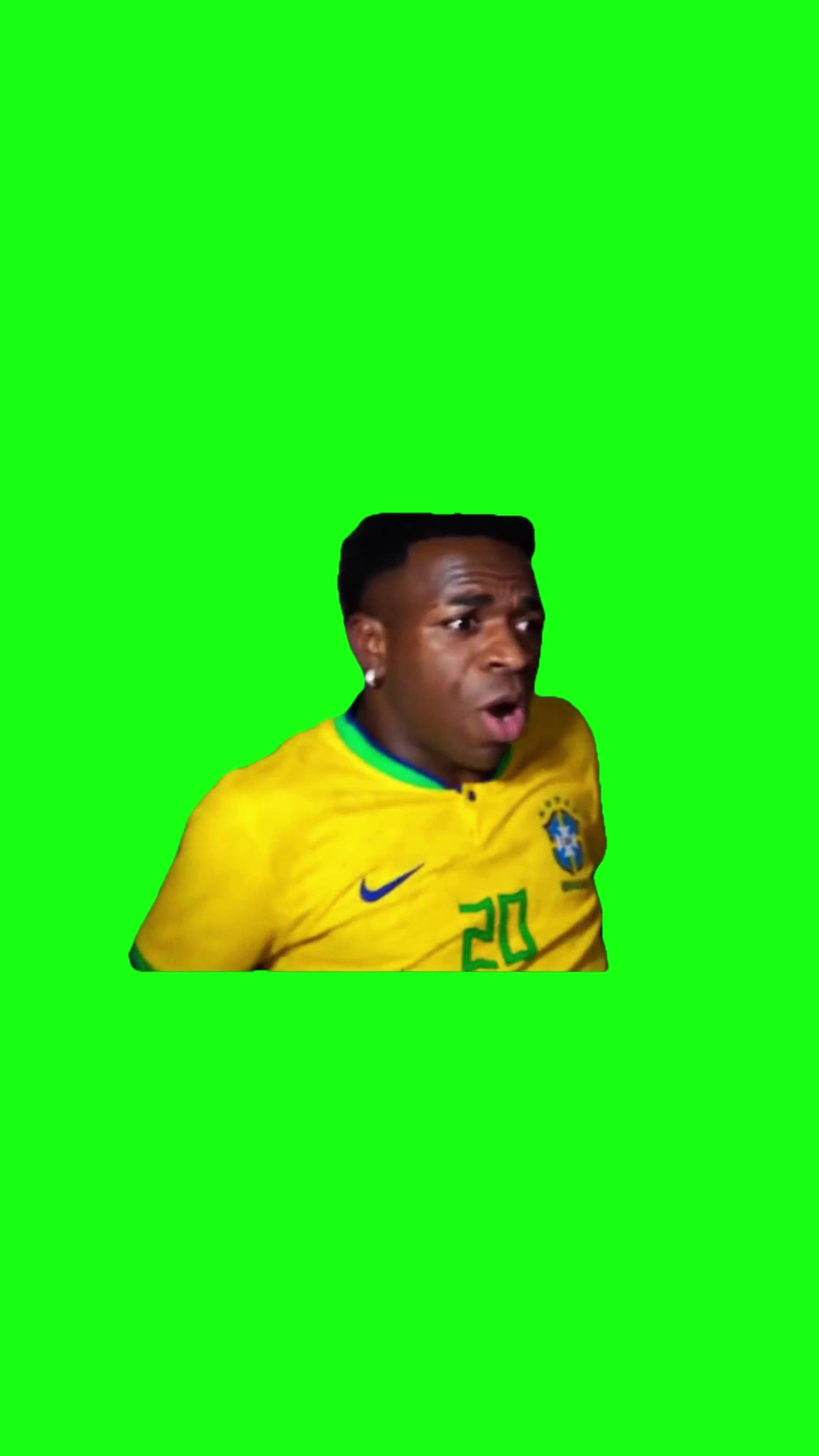 Vini Jr. After Brazil Lost green screen