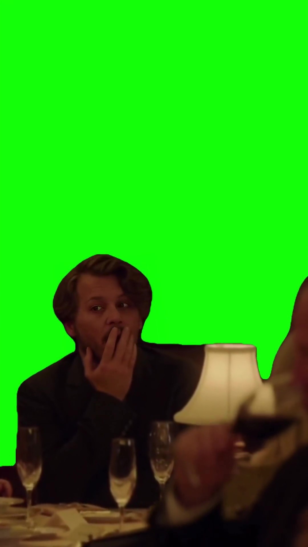 When you realize green screen