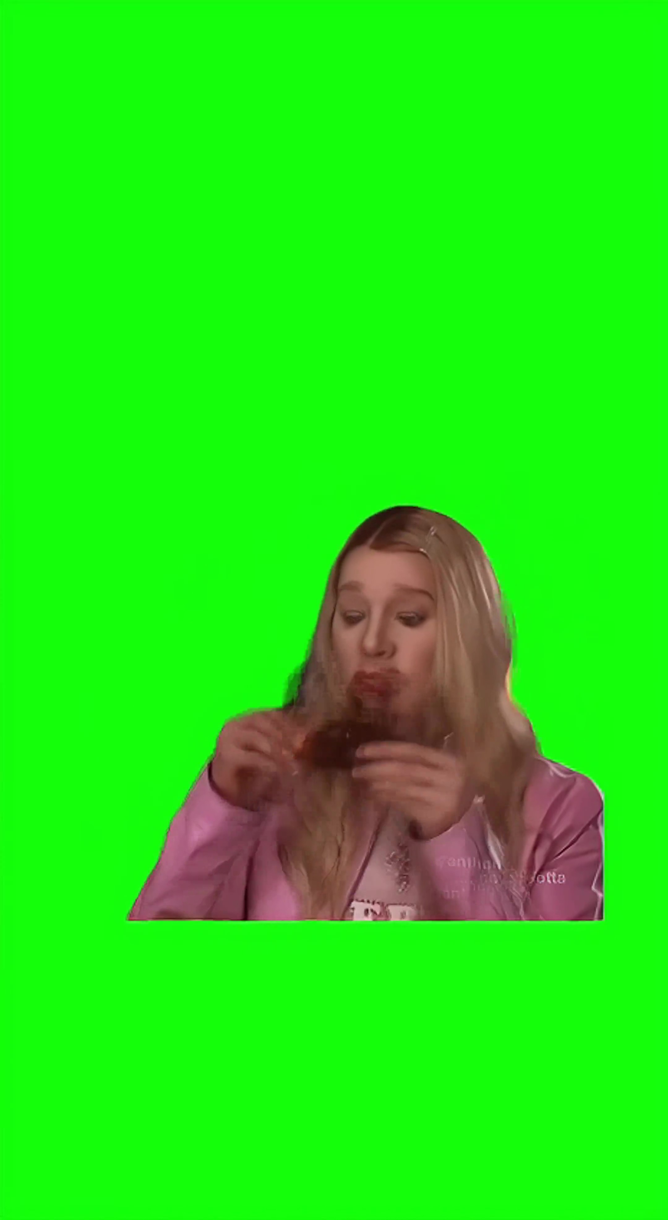 White chicks eating