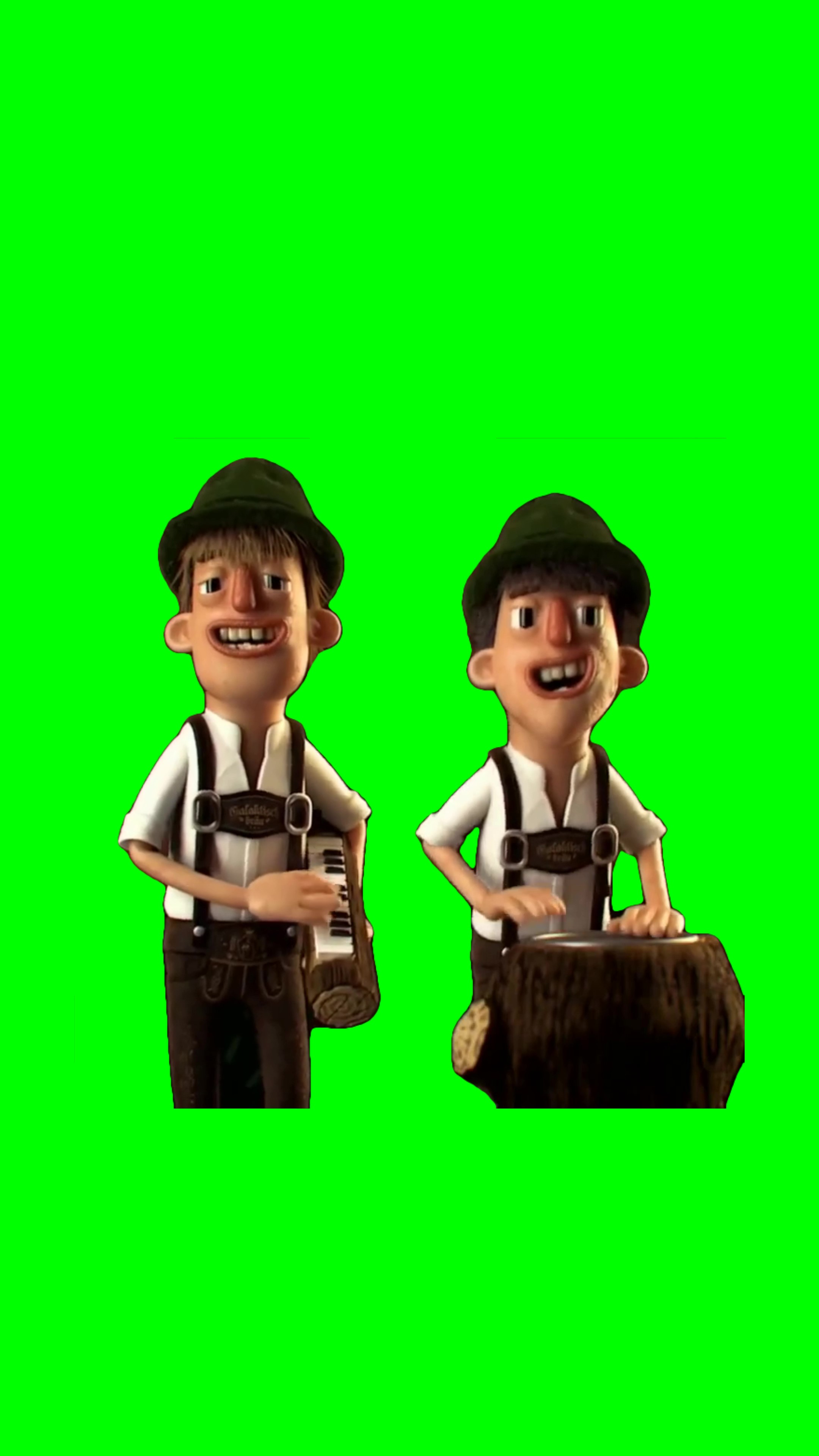 Woodys Animated green screen