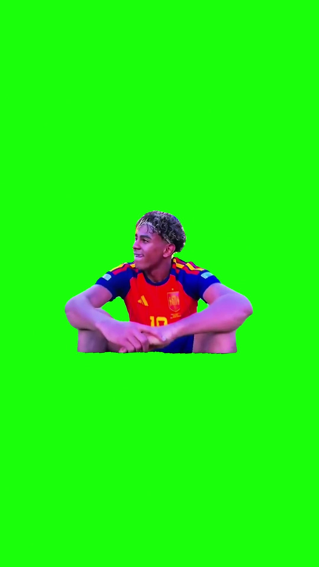 YAMAL Celebrates Win green screen