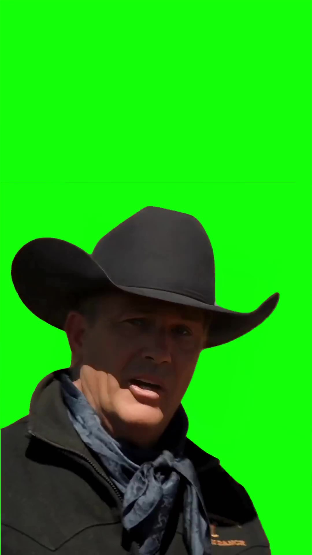 Yellowstone fuck it green screen