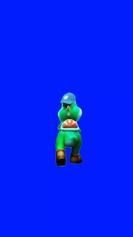 Yoshi In Brooklyn green screen