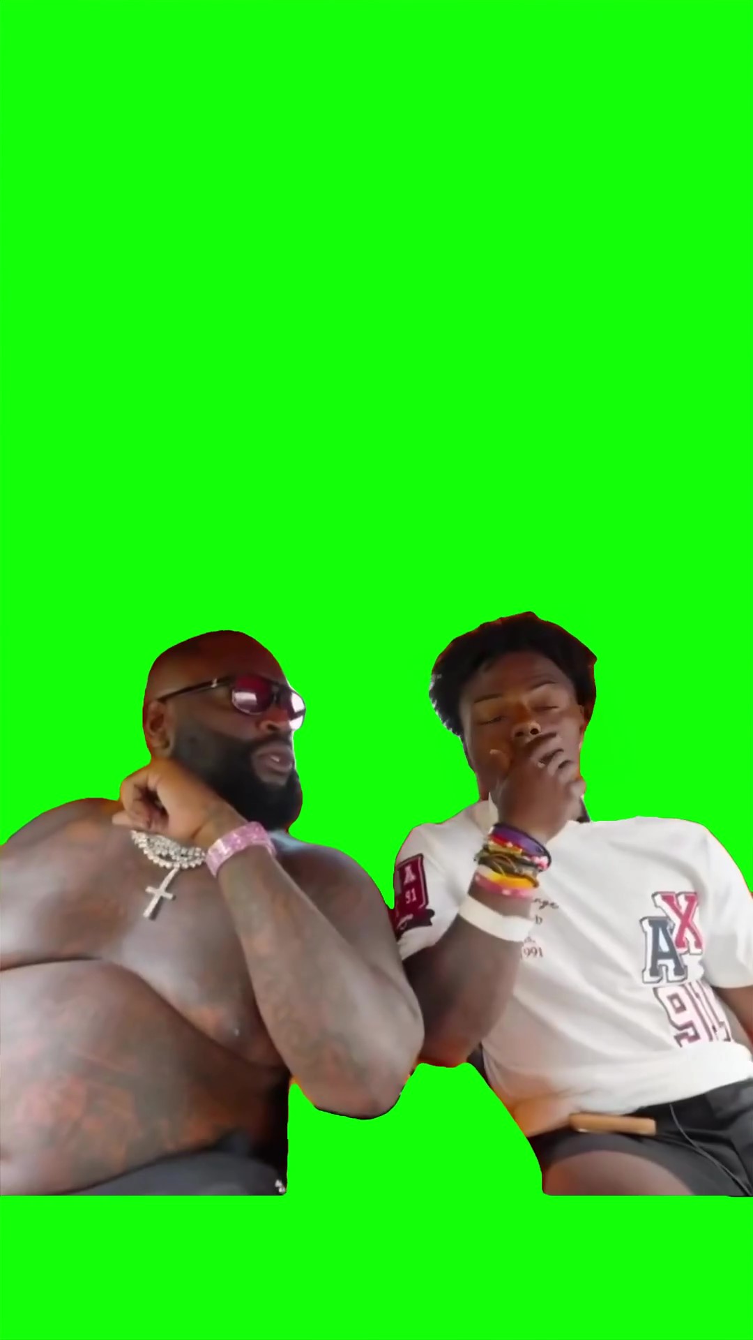 You saying bs right now green screen