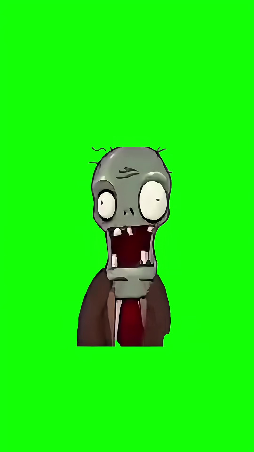 Zombie Screaming green screen