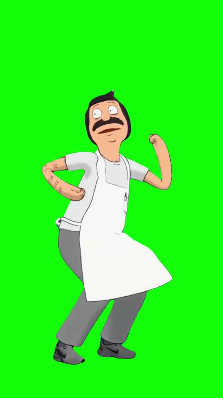 bob dancing APT green screen