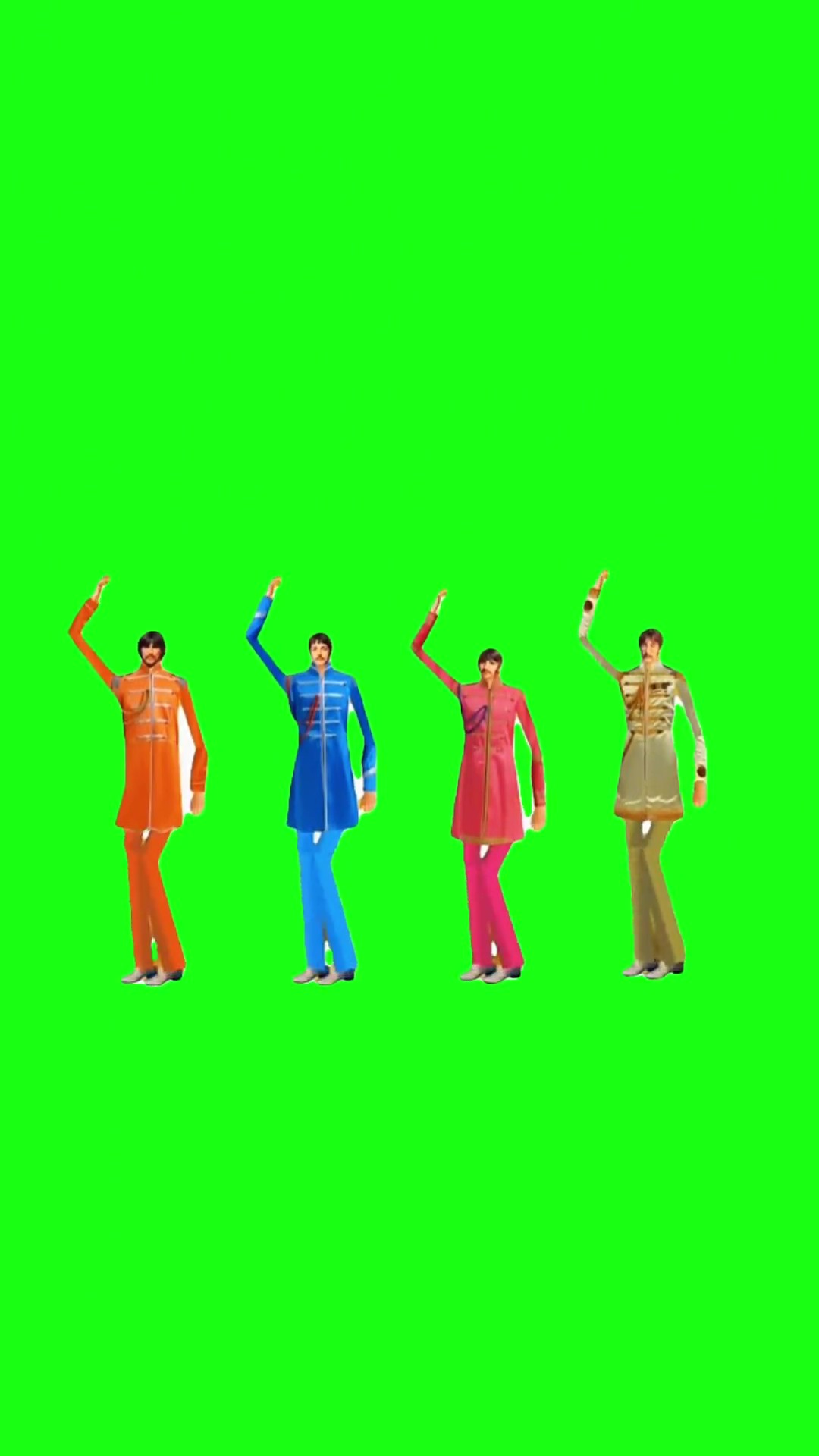 Glazard dancing green screen